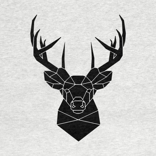 Geometric Deer by MaiKStore